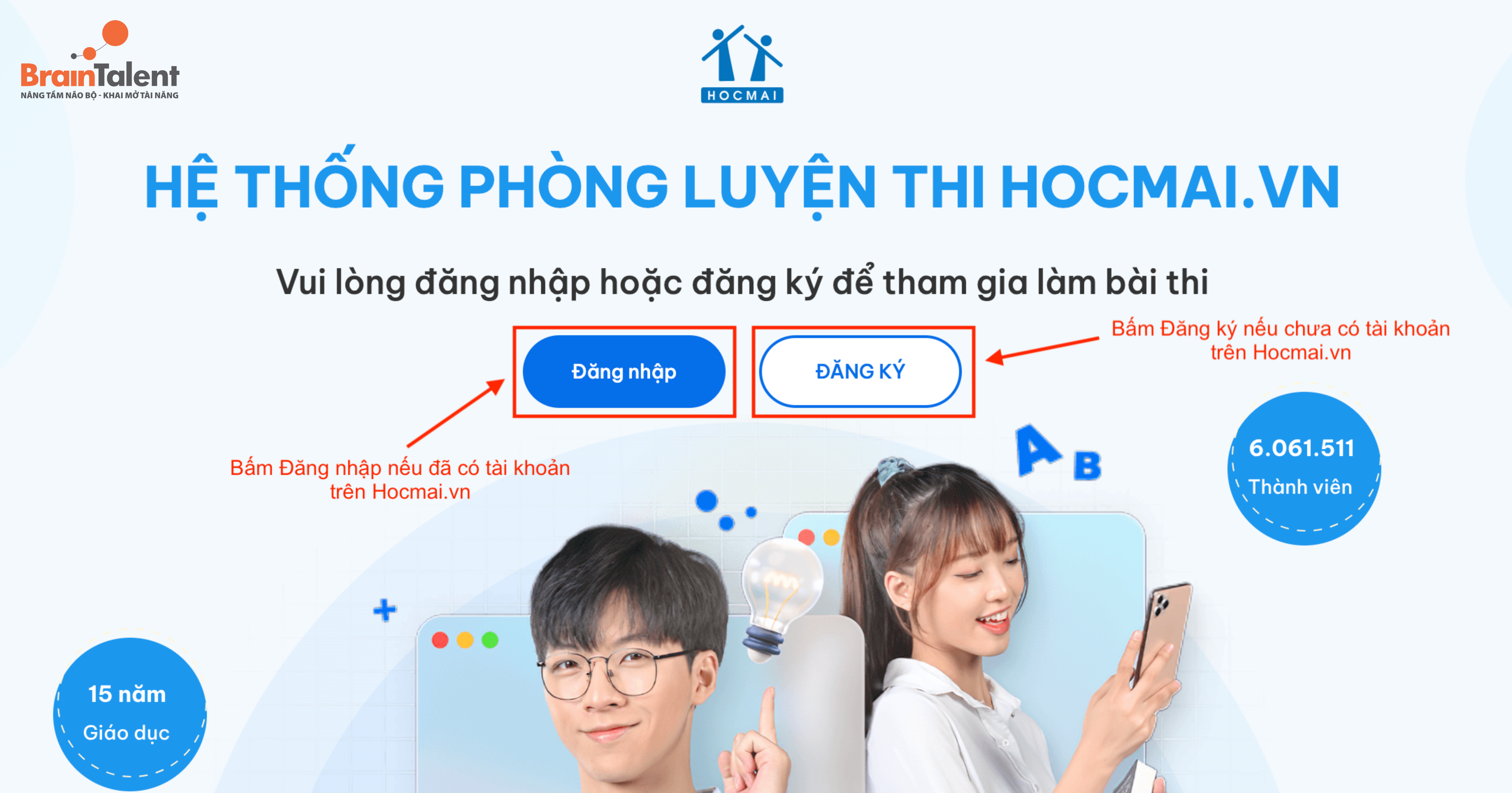 Hocmai.vn là một trong những nền tảng giáo dục trực tuyến hàng đầu tại Việt Nam