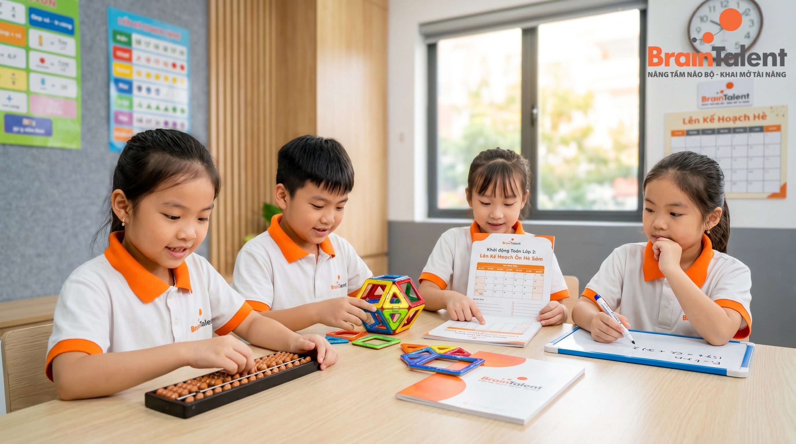 toán lớp 2 ôn hè
