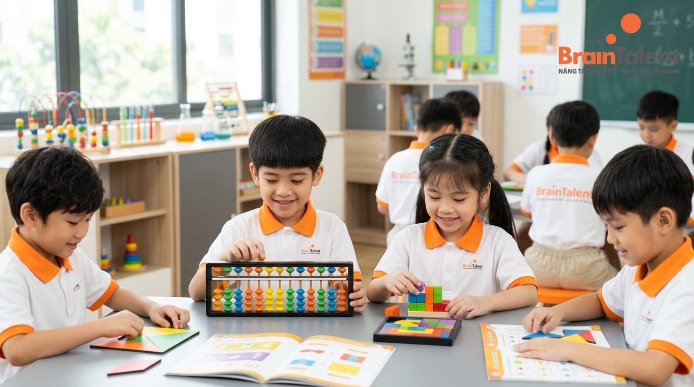 Giải đáp thắc mắc thường gặp về toán tư duy cho bé