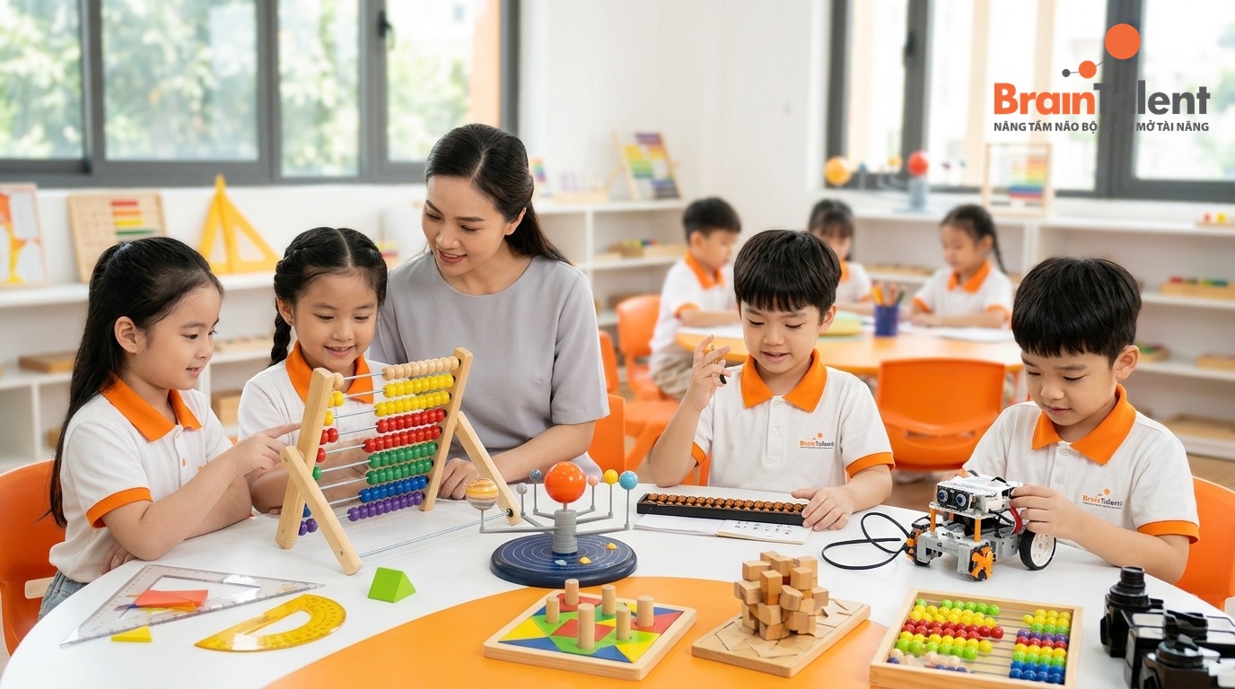 Hướng dẫn cha mẹ đồng hành cùng con học toán tư duy tại nhà