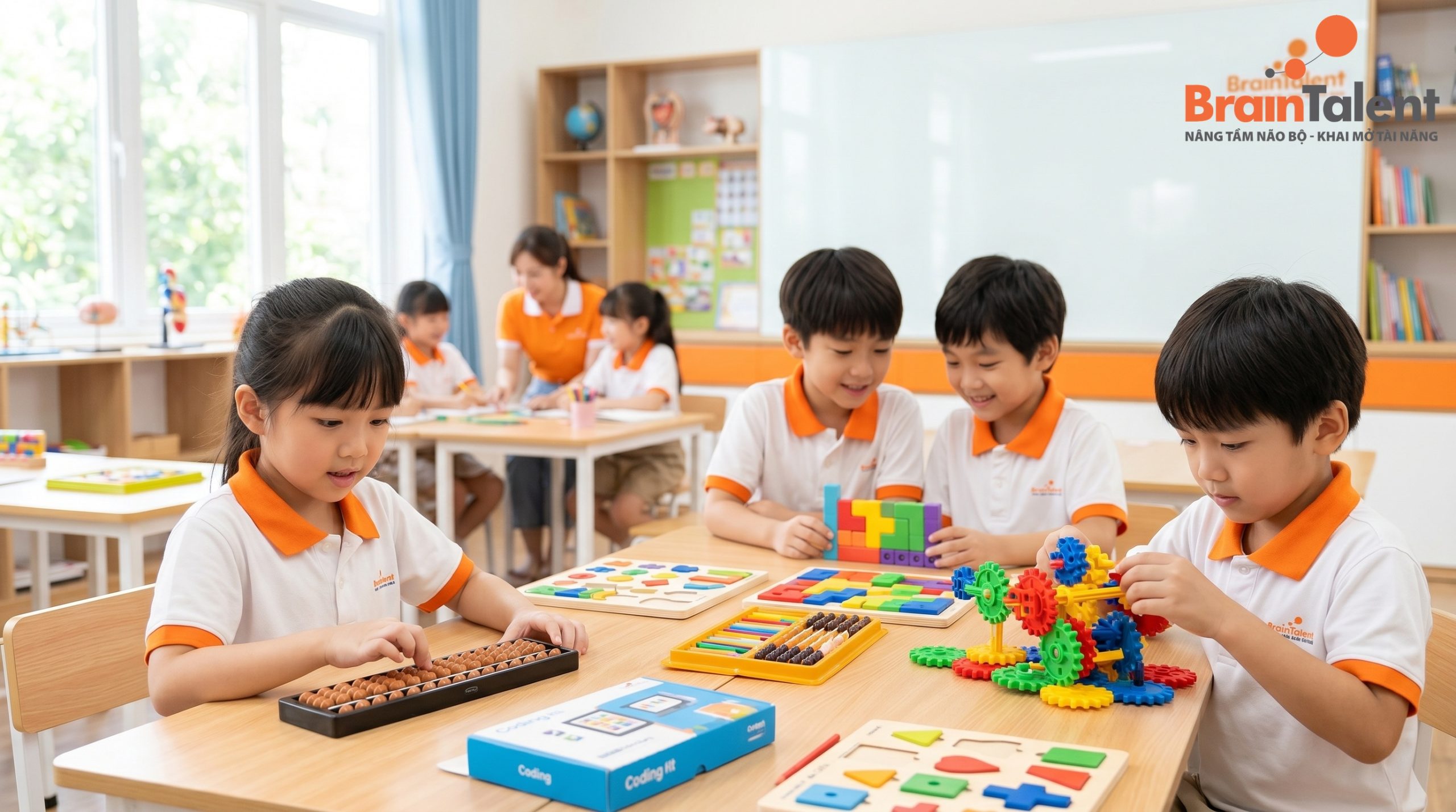 lớp học hè cho bé 7 tuổi