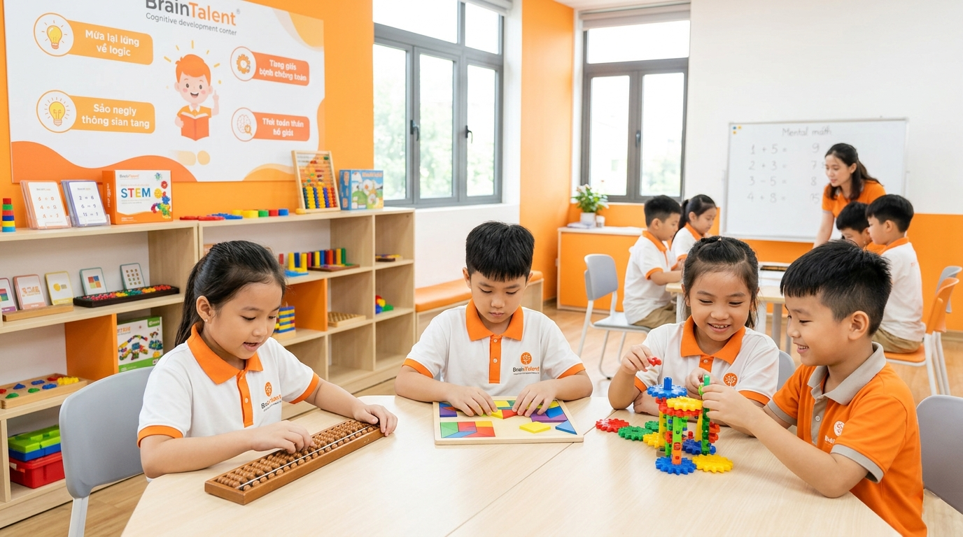 Địa chỉ trung tâm dạy toán tư duy uy tín và lộ trình học hiệu quả