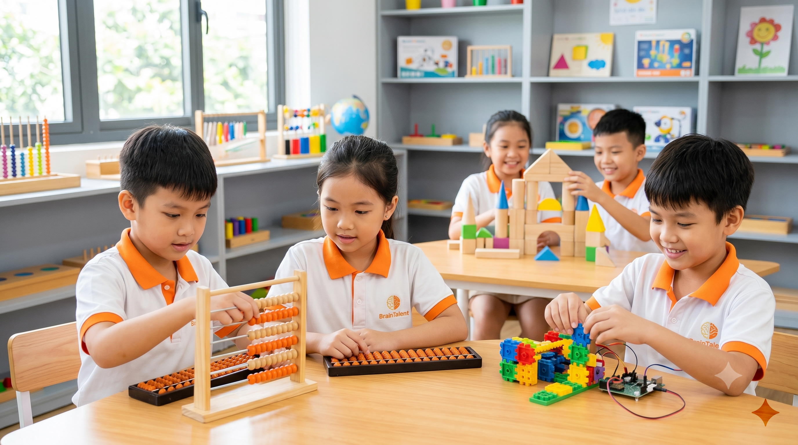 Hoạt động Montessori giúp trẻ phát triển toàn diện