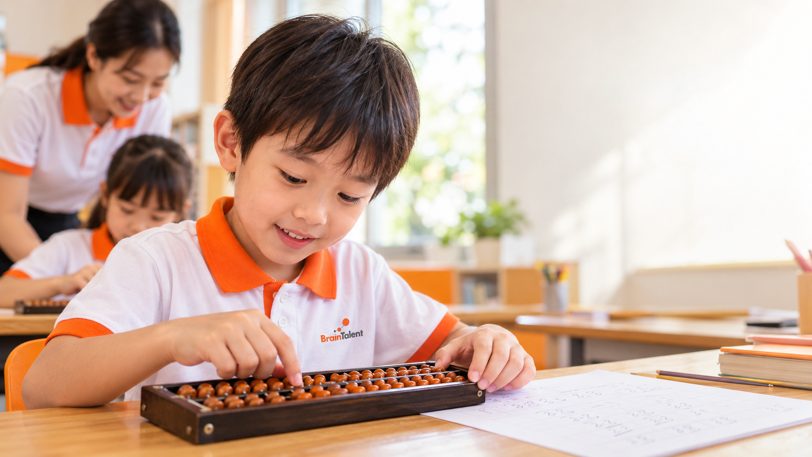 Phương Pháp Học Bảng Cửu Chương Nhân Chia Giúp Trẻ Ghi Nhớ Lâu Bằng Hình Ảnh Và Bàn Tính Soroban - Toán Trí Tuệ BrainTalent