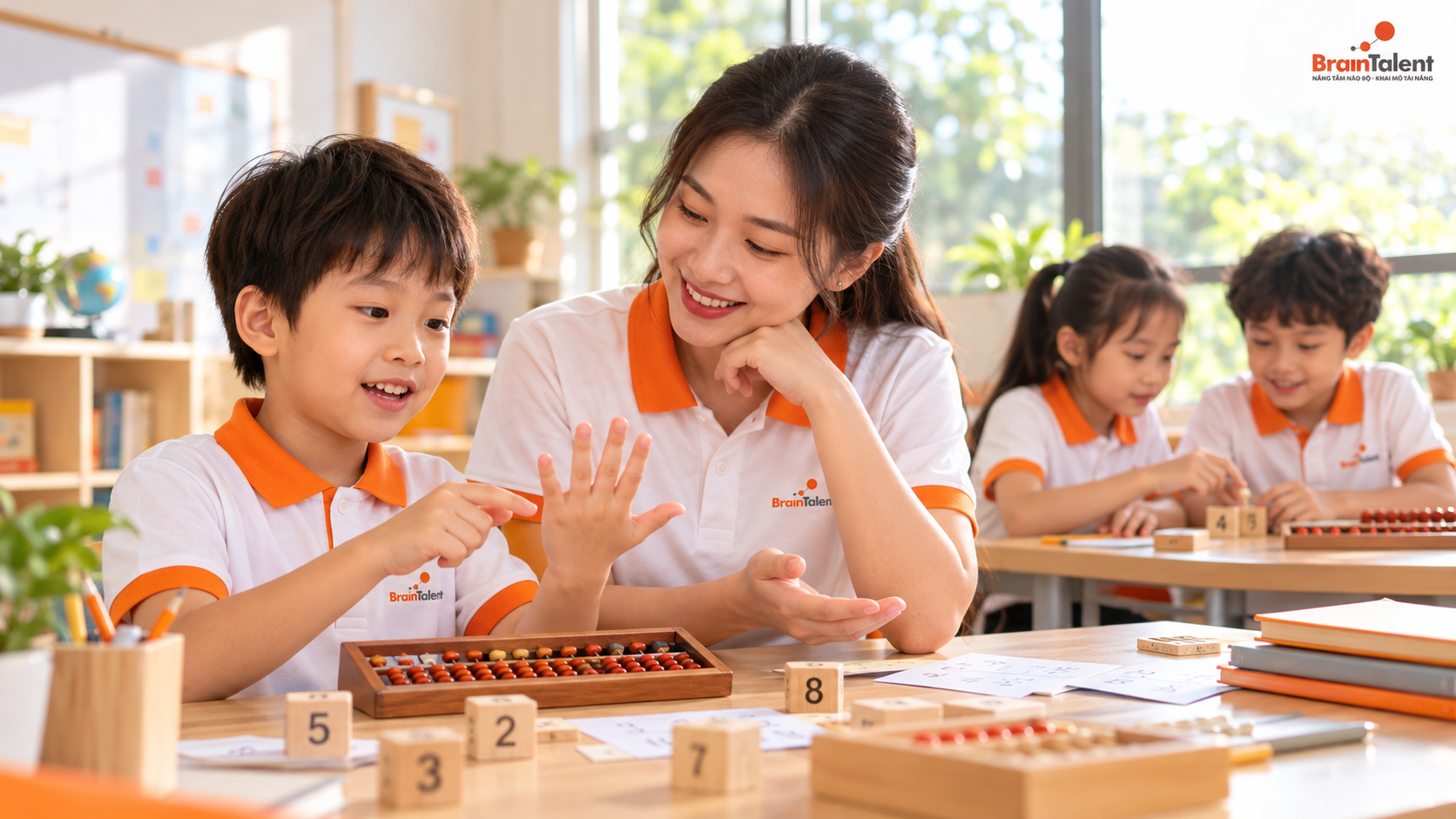 Cách Dạy Con Học Toán Tư Duy Hiệu Quả Bằng Tâm Lý Học Tích Cực Và Tư Duy Phát Triển - Toán Trí Tuệ BrainTalent