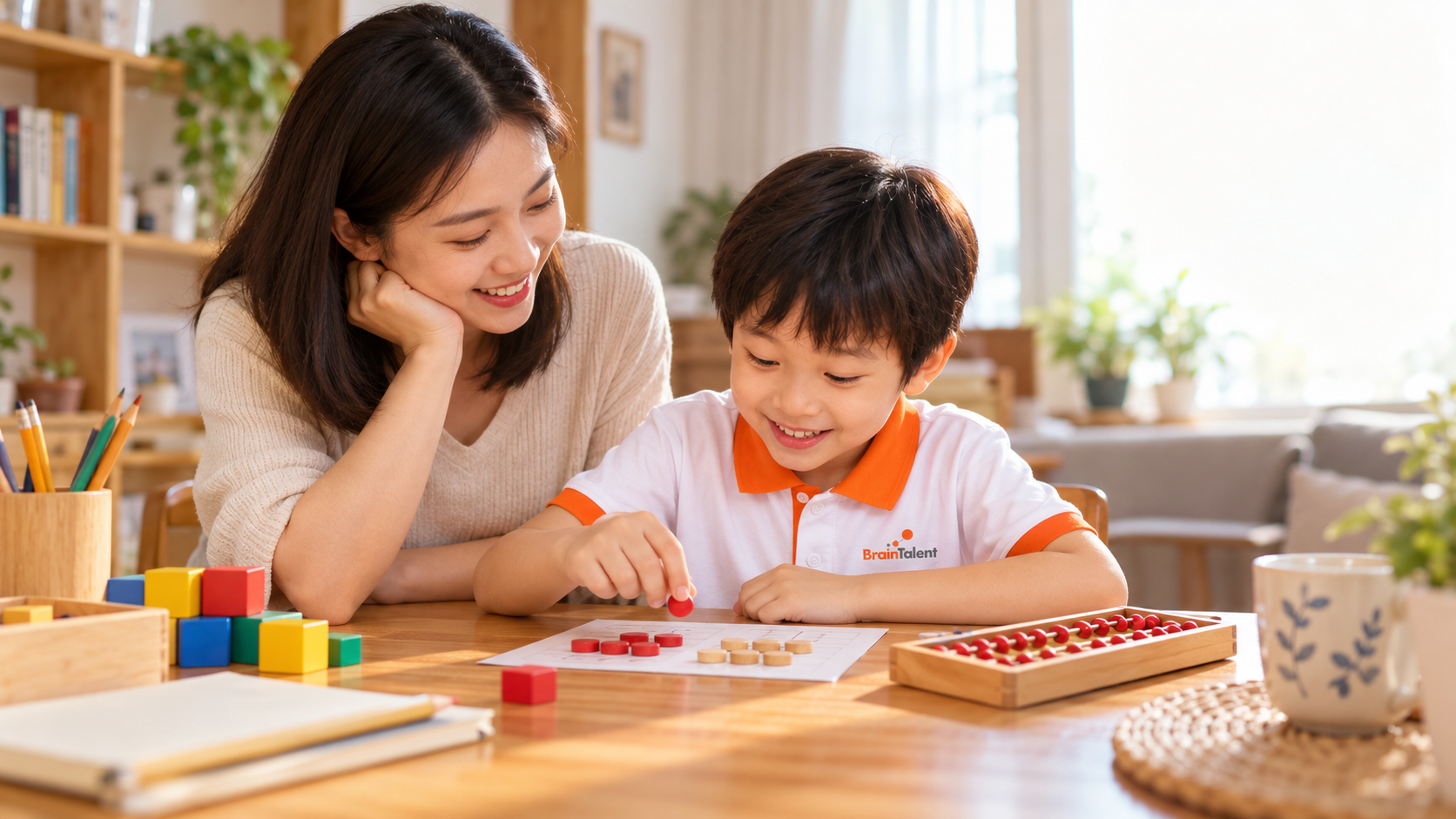 Bài Tập Thực Hành Giúp Cha Mẹ Áp Dụng Cách Dạy Con Học Toán Tư Duy Tại Nhà Mà Không Tạo Áp Lực - Toán Trí Tuệ BrainTalent