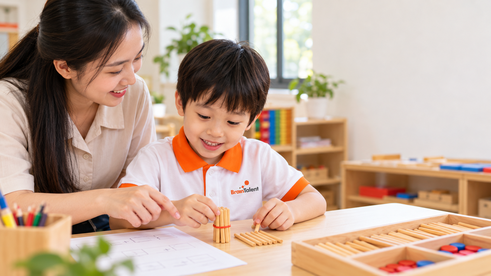 Cách Thực Hiện Phép Cộng Có Nhớ Trong Phạm Vi 100 Bằng Phương Pháp Tách Gộp Số Dễ Hiểu - Toán Trí Tuệ BrainTalent